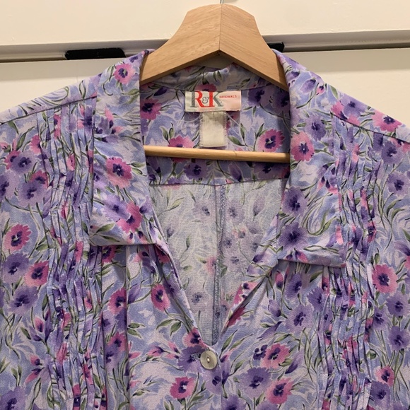 Violet crepe maxi dress - Picture 1 of 5